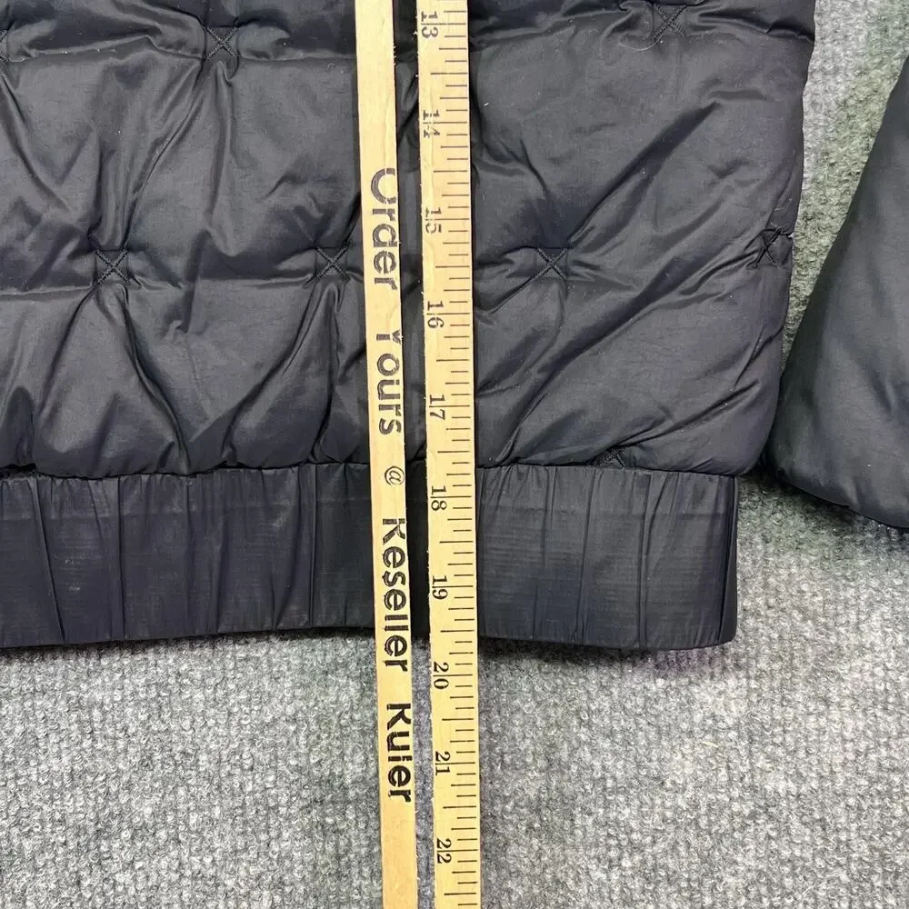 The North Face Puffer Jacket Girls M (10/12) Black Hooded Insulated Winter